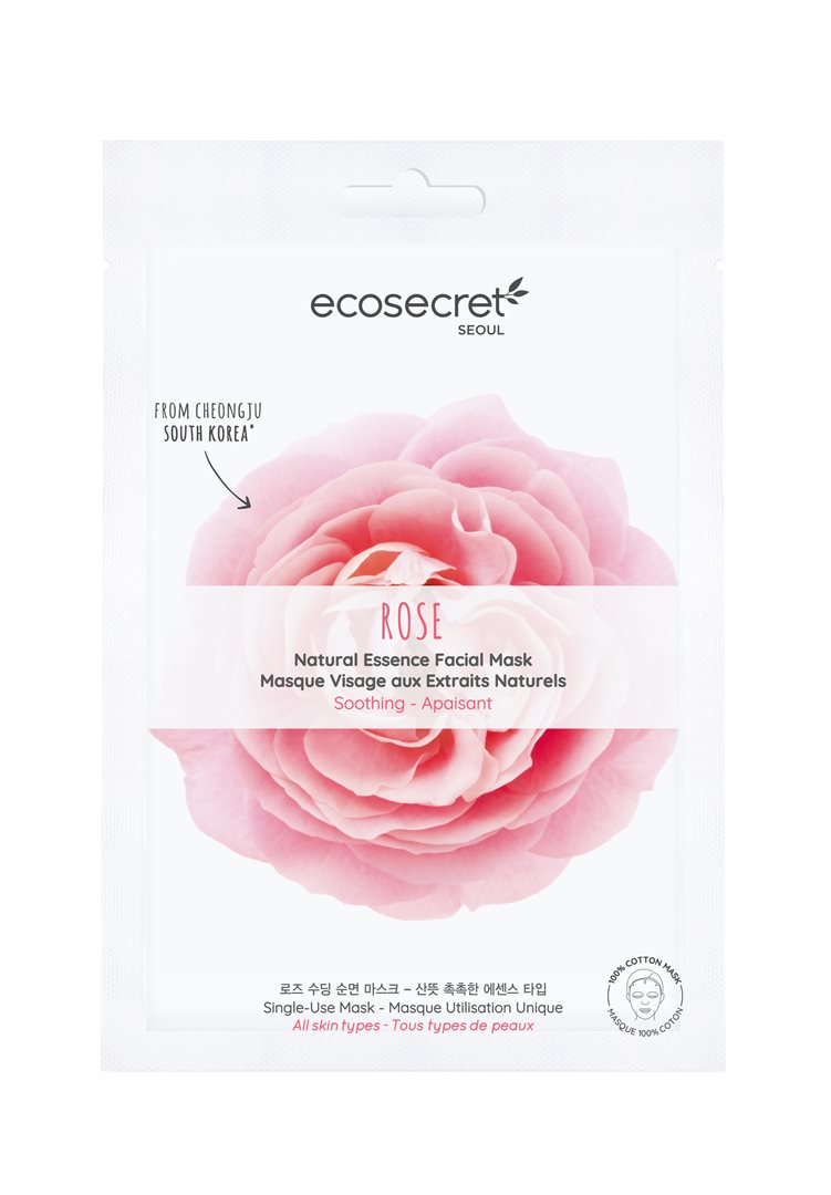 ecosecret ecosecret Gesichtsmaske beruhigend Rose