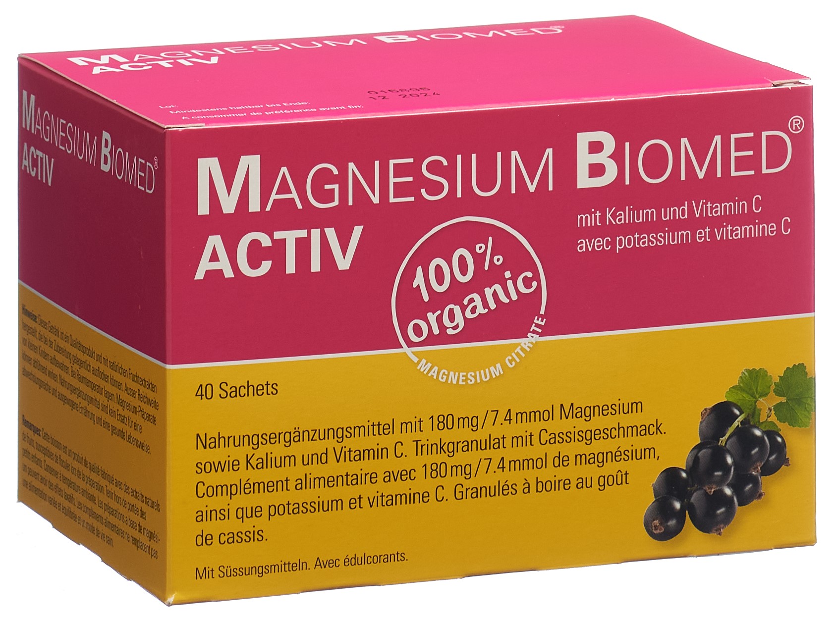 Magnesium Biomed Activ Granulat