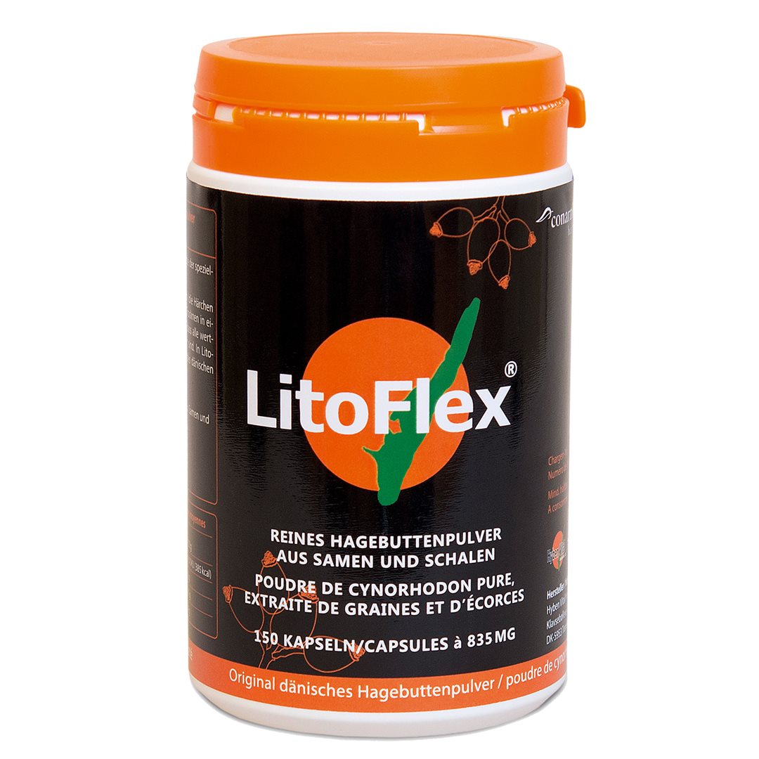 LitoFlex original dänisches Hagenbuttenpulver Kapsel
