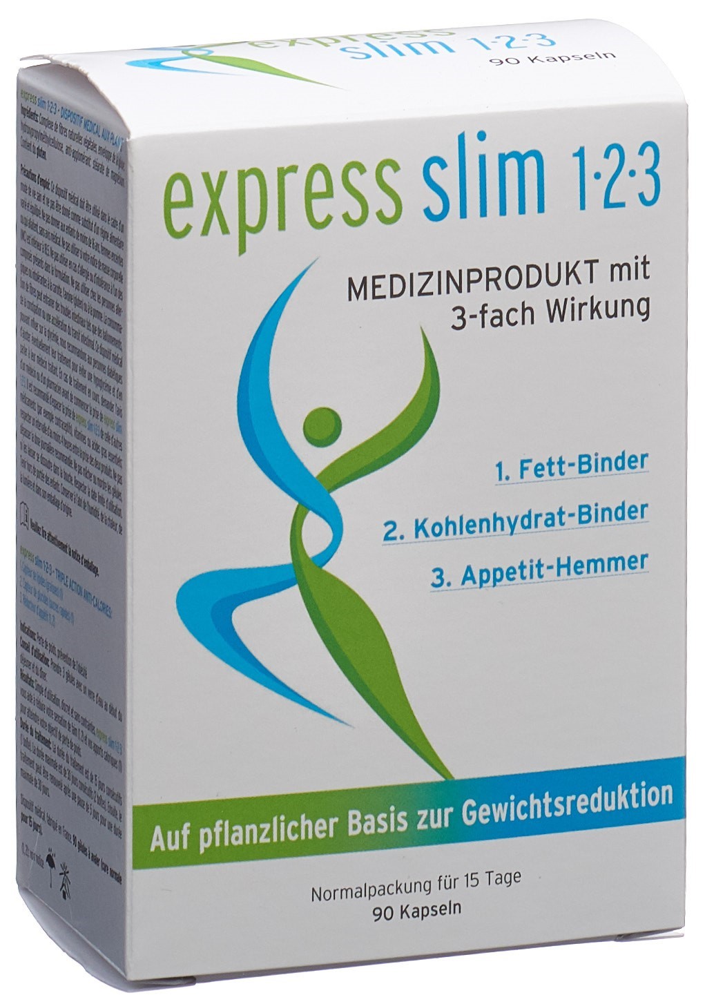 express slim 1-2-3 Kapsel mit 3-fach Wirkung