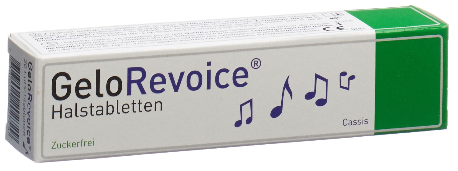GeloRevoice Halstabletten Cassis