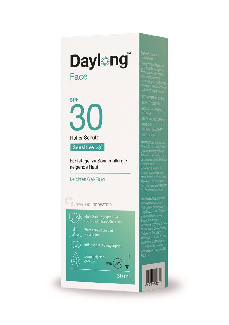 Daylong Sensitive Face Gel-Fluid SPF30