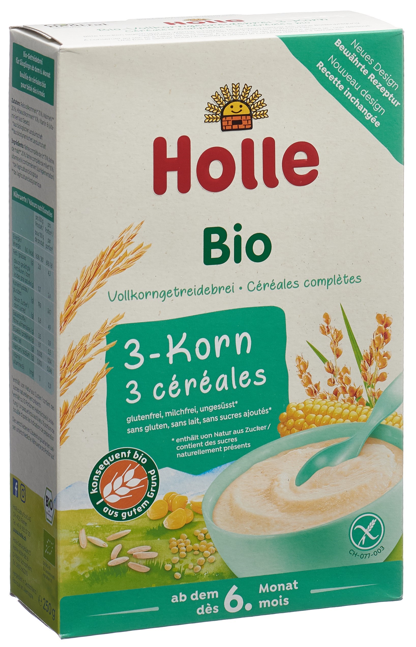 Holle Babybrei 3-Korn Bio