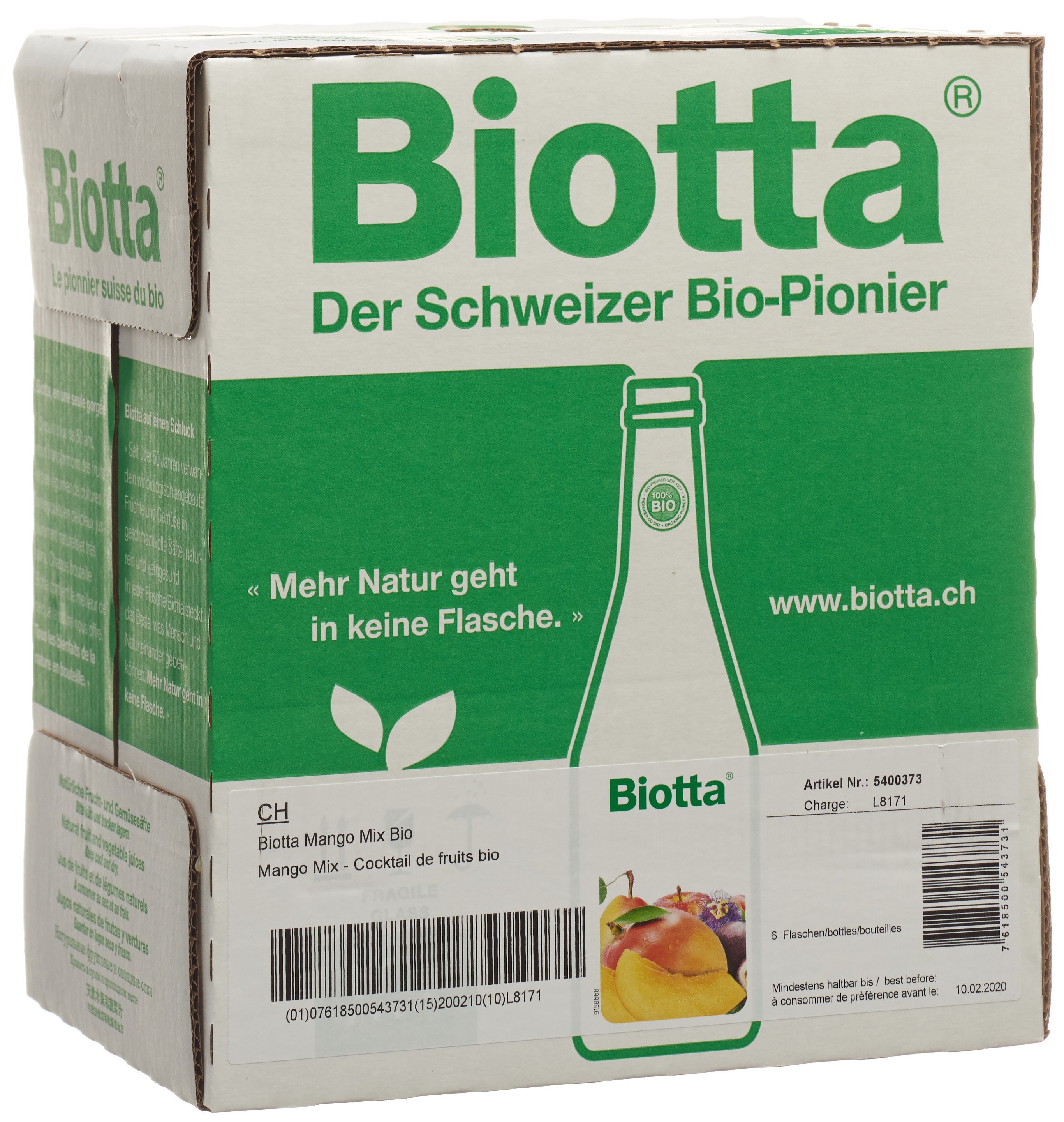 Biotta Classic Mango Mix Bio