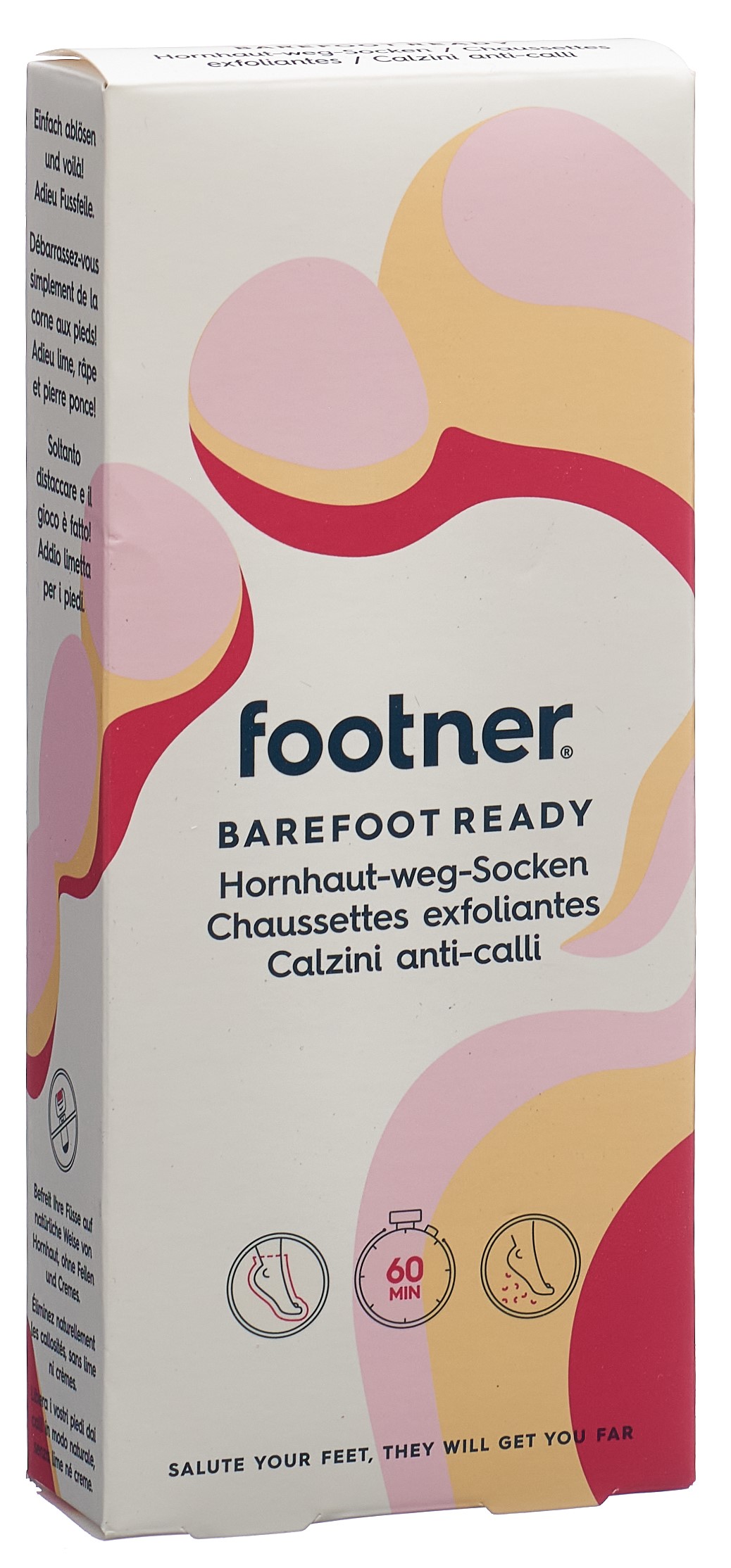 footner Hornhaut-weg-Socken Barefoot ready