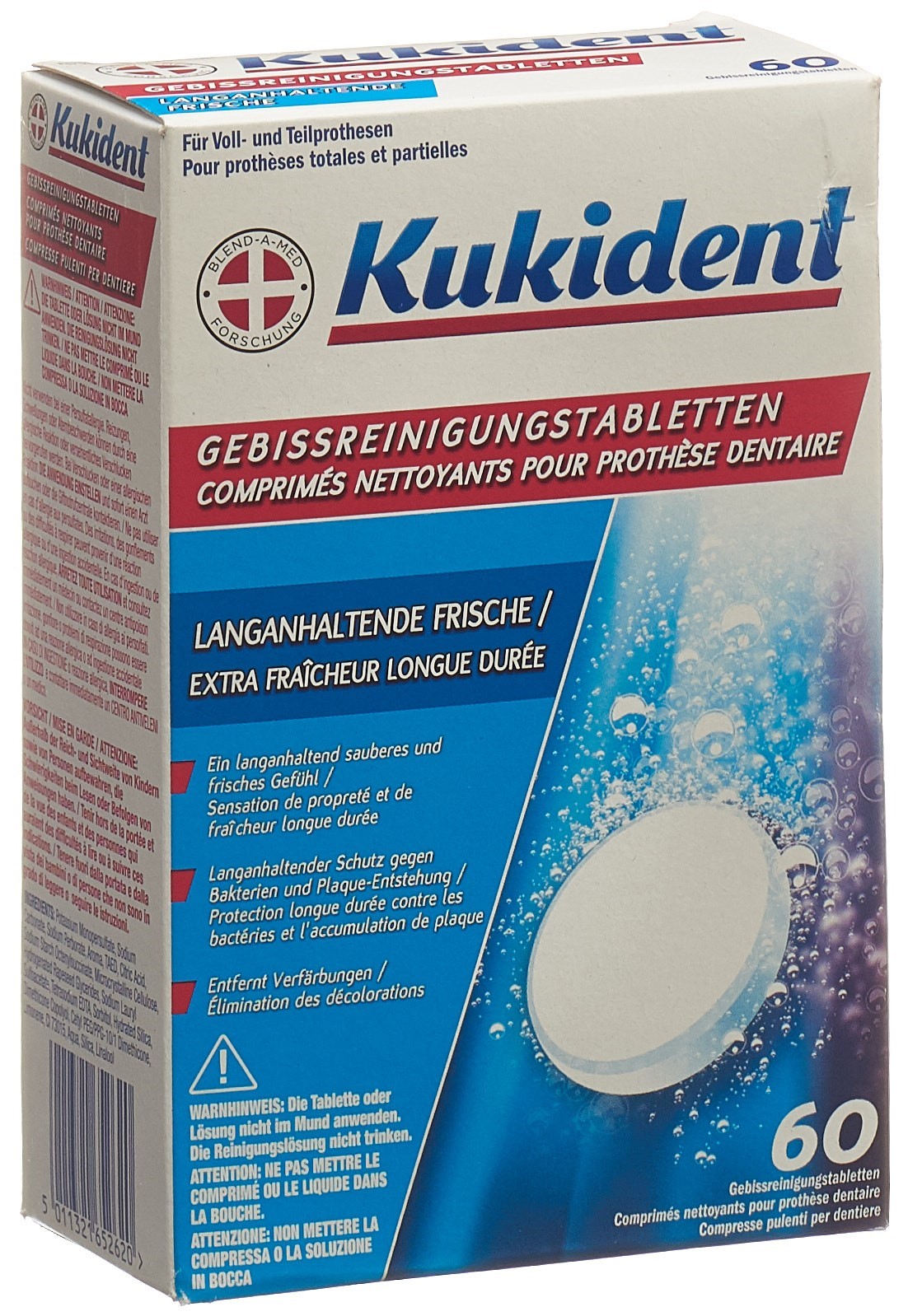 Kukident Reinigung-Tabs Comp langanhaltende Frische
