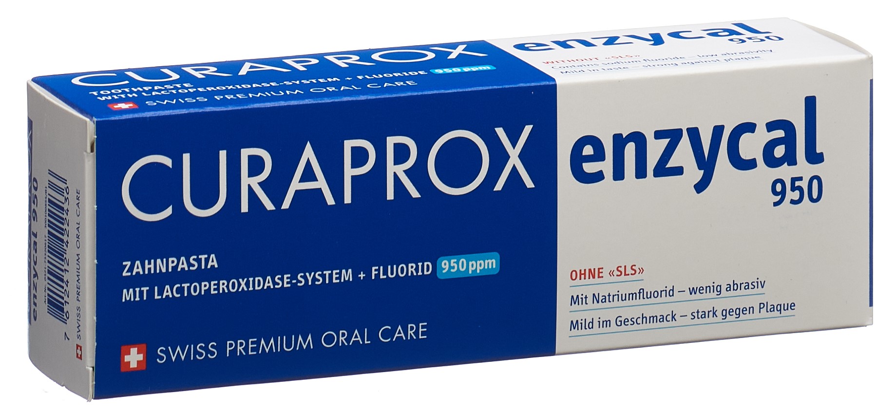 Curaprox Enzycal 950 Zahnpasta Deutsch/Französisch/Englisch