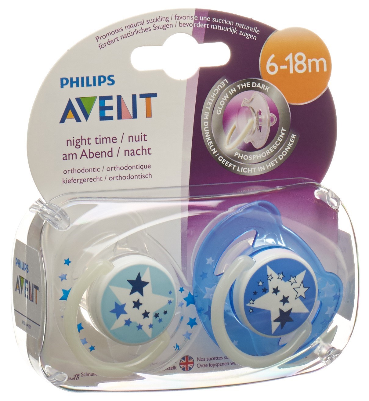 Philips Avent Nuggi Nacht 6-18 Monate