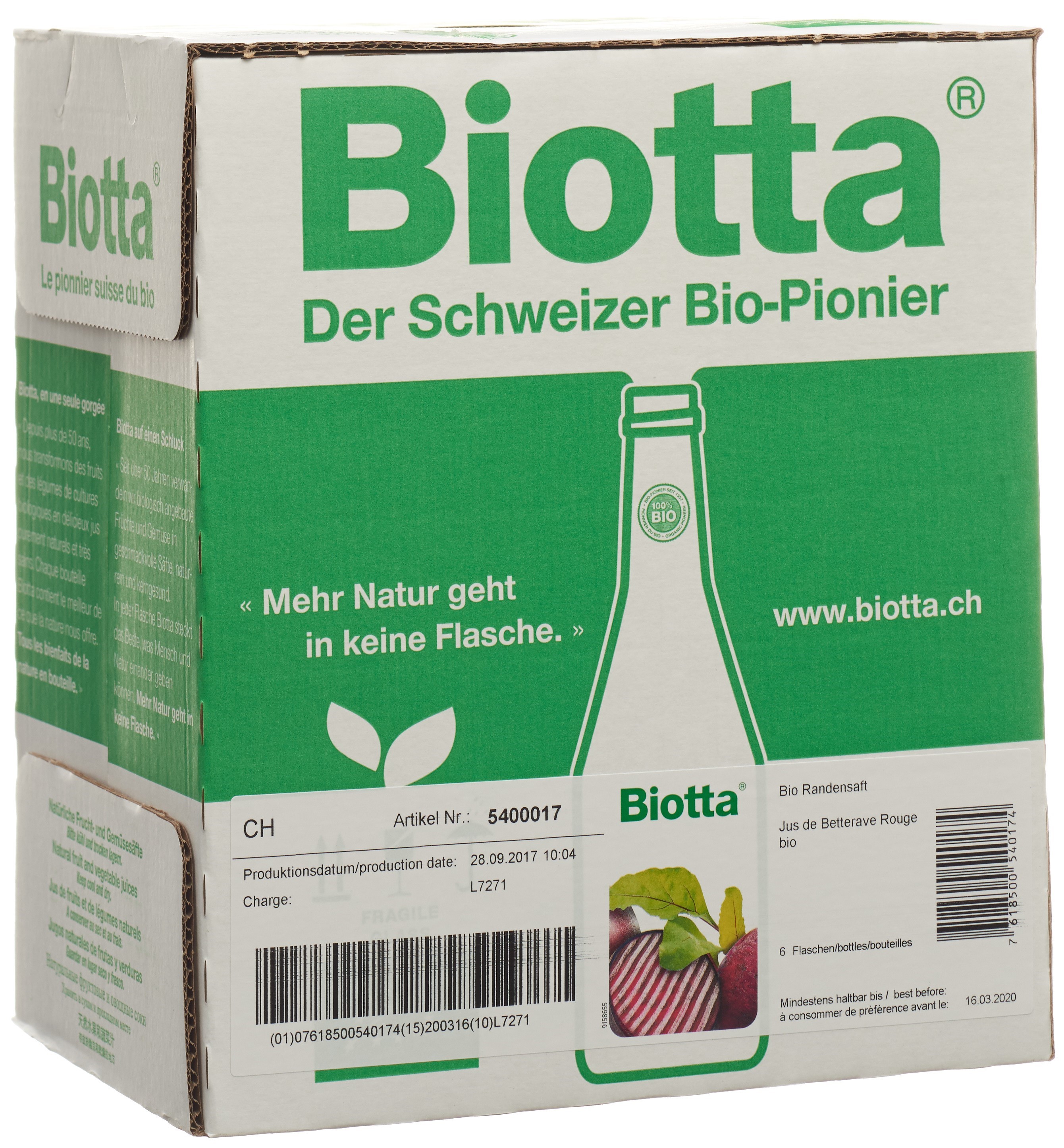 Biotta Classic Rande Bio