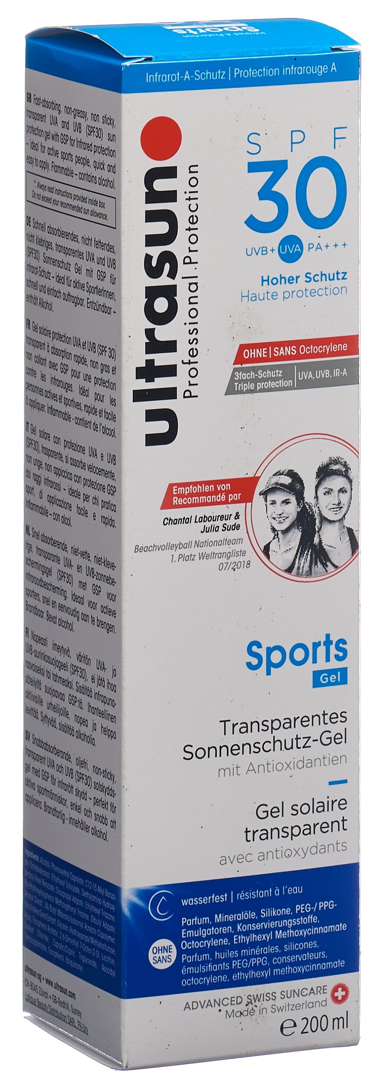 ultrasun Sports Gel SPF 30