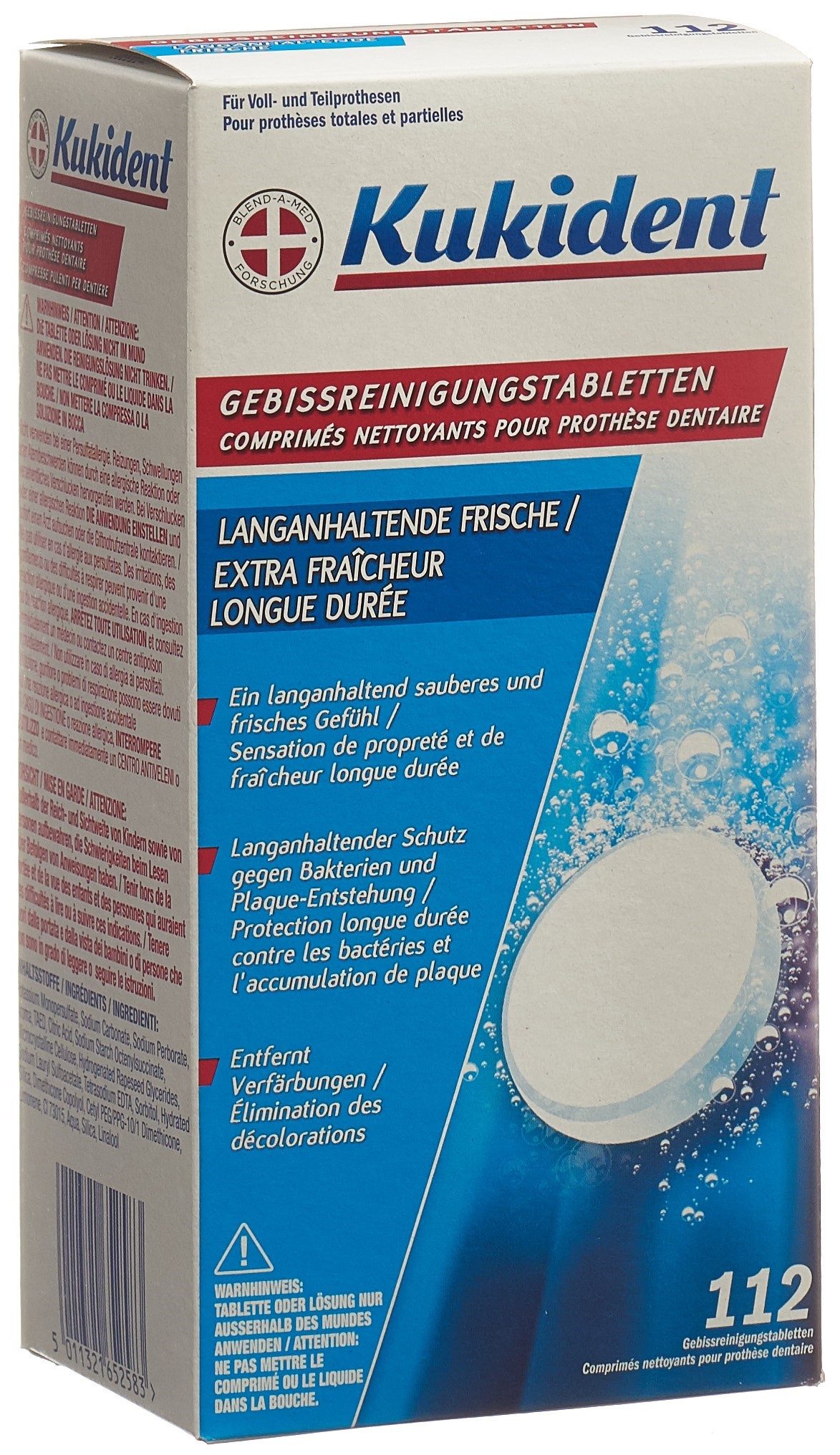 Kukident Reinigung-Tabs Comp langanhaltende Frische