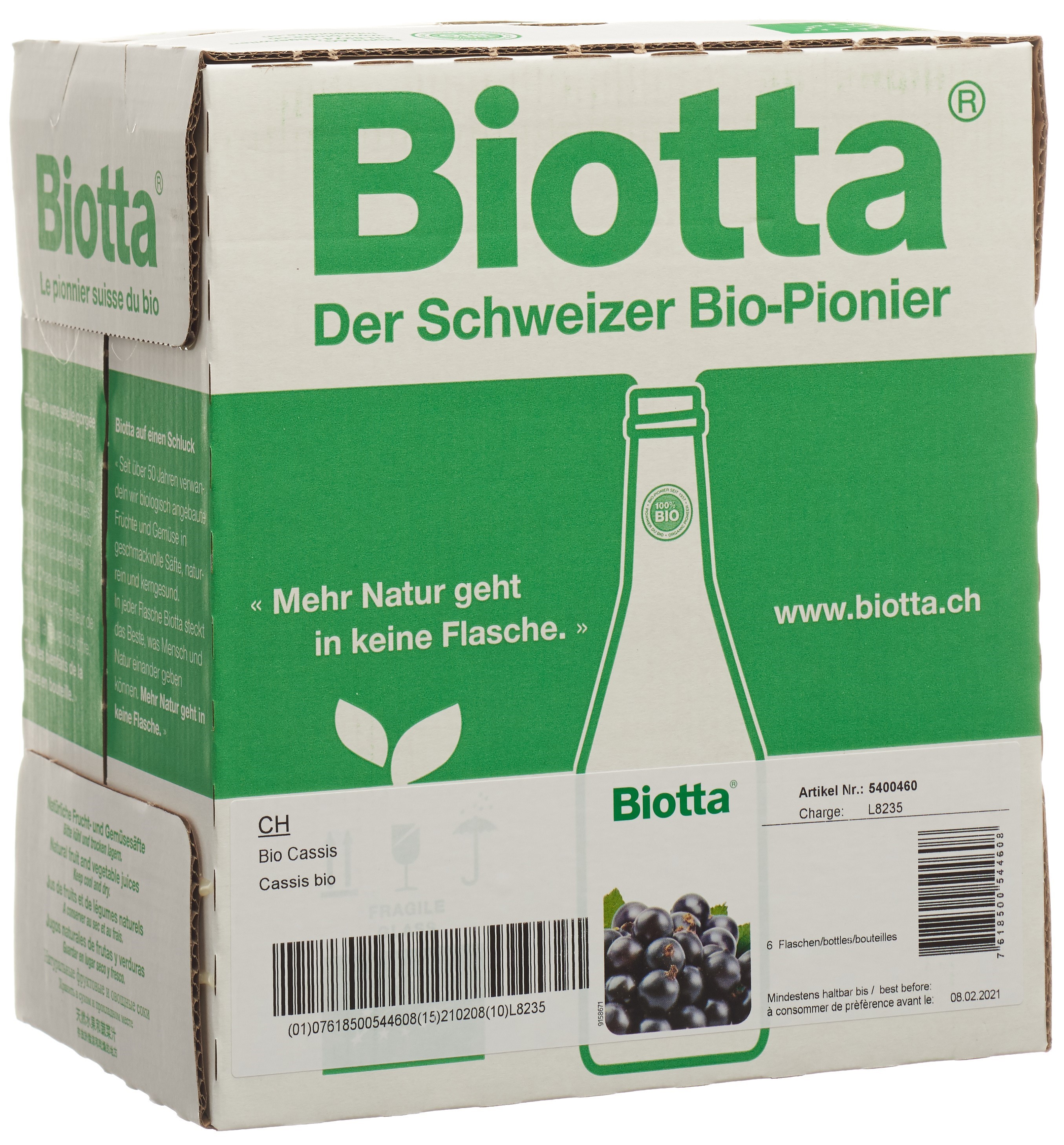 Biotta Classic Cassis Bio