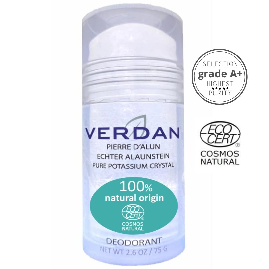 Verdan Alaunstein Grad A+ Marmor Deodorant Stick Mineral 100% natural origin Ecocert