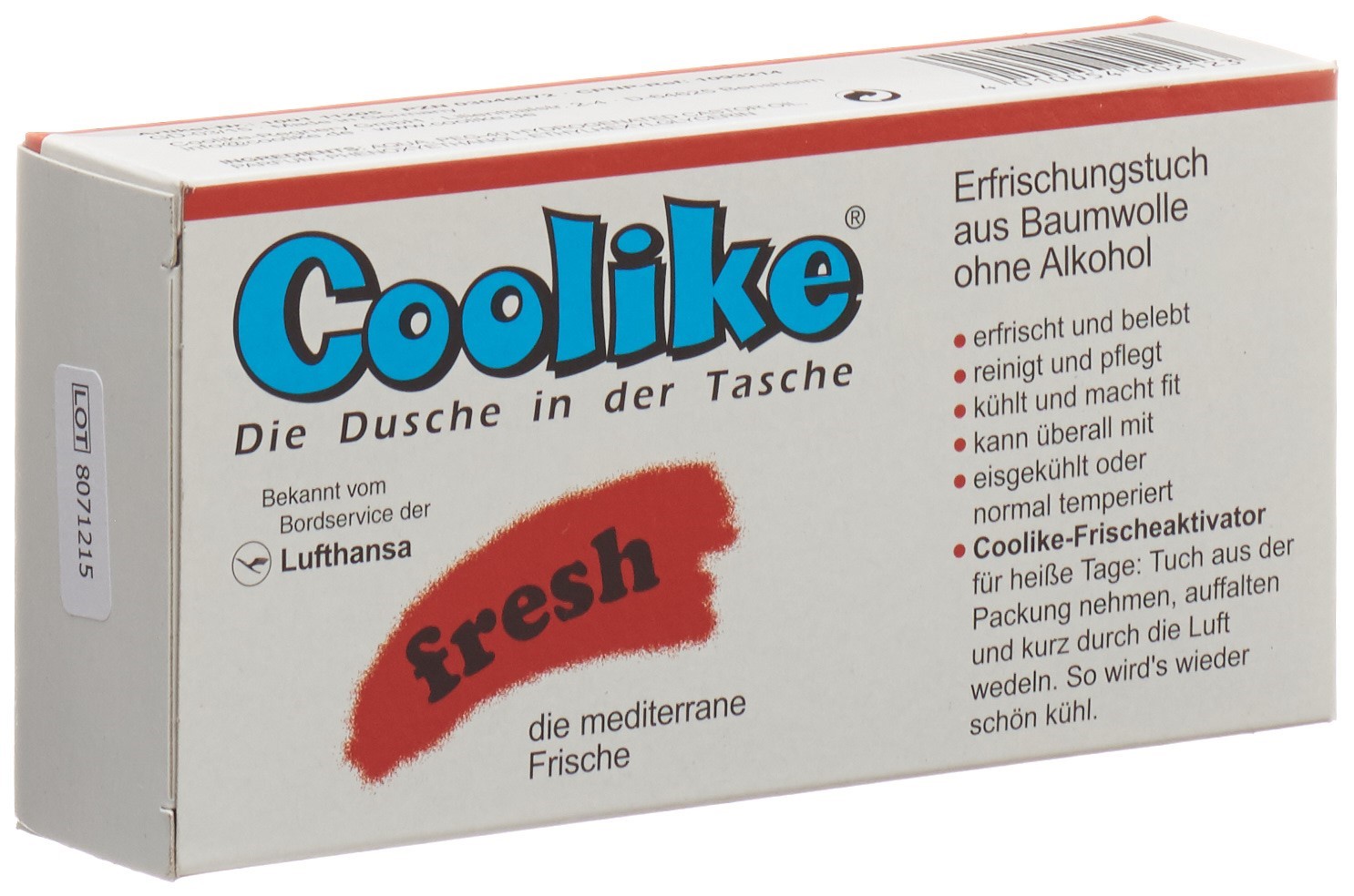 Coolike Fresh Erfrischungstücher ohne Alkohol