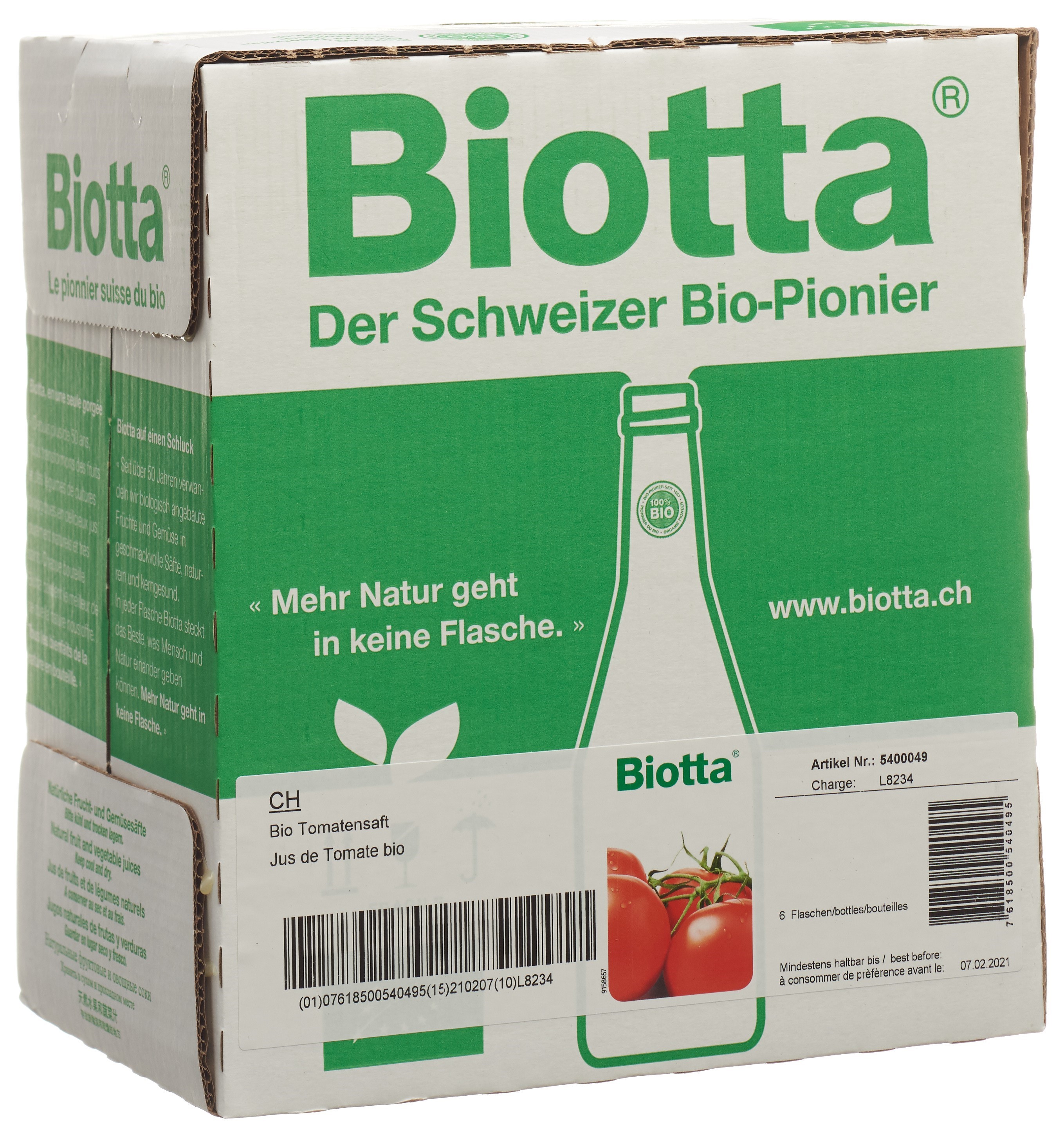 Biotta Classic Tomate Bio