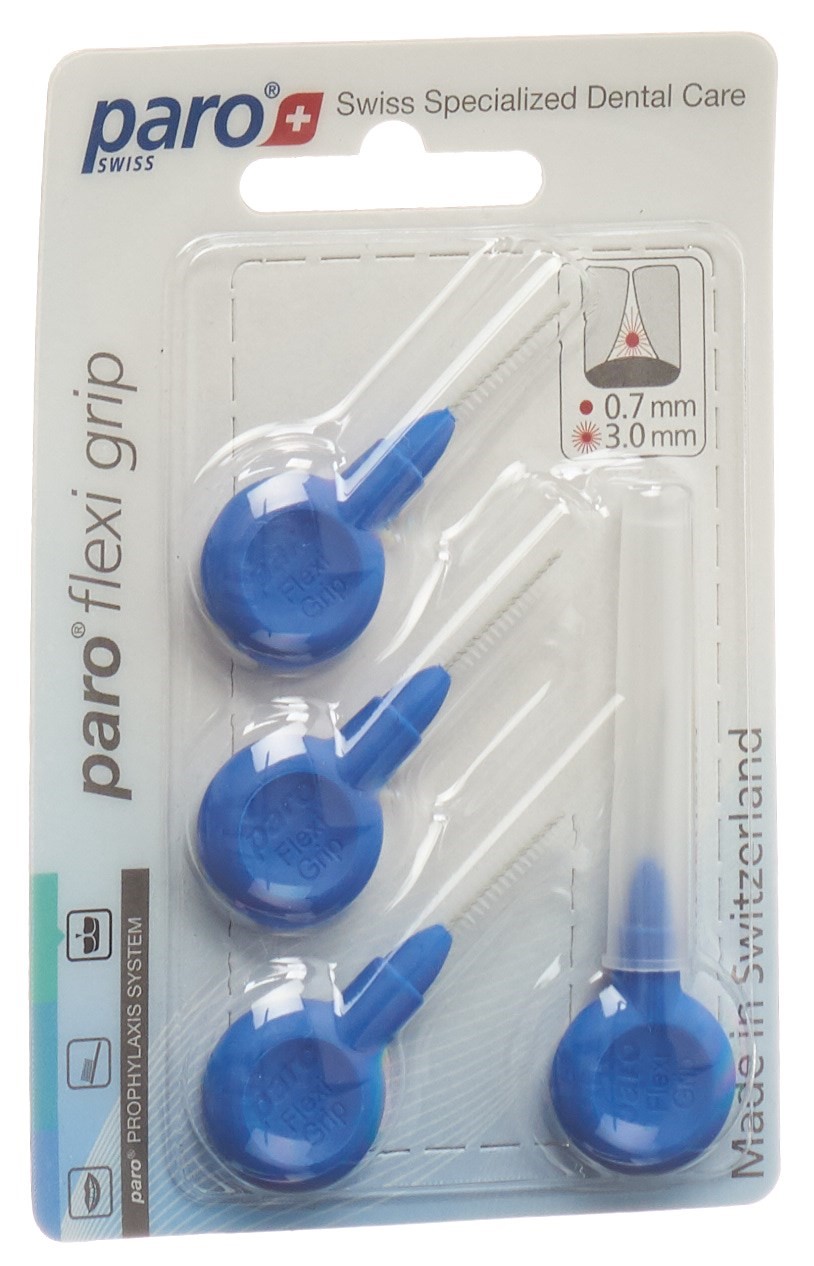 paro Flexi Grip 3 mm x-fine blau zylindrisch