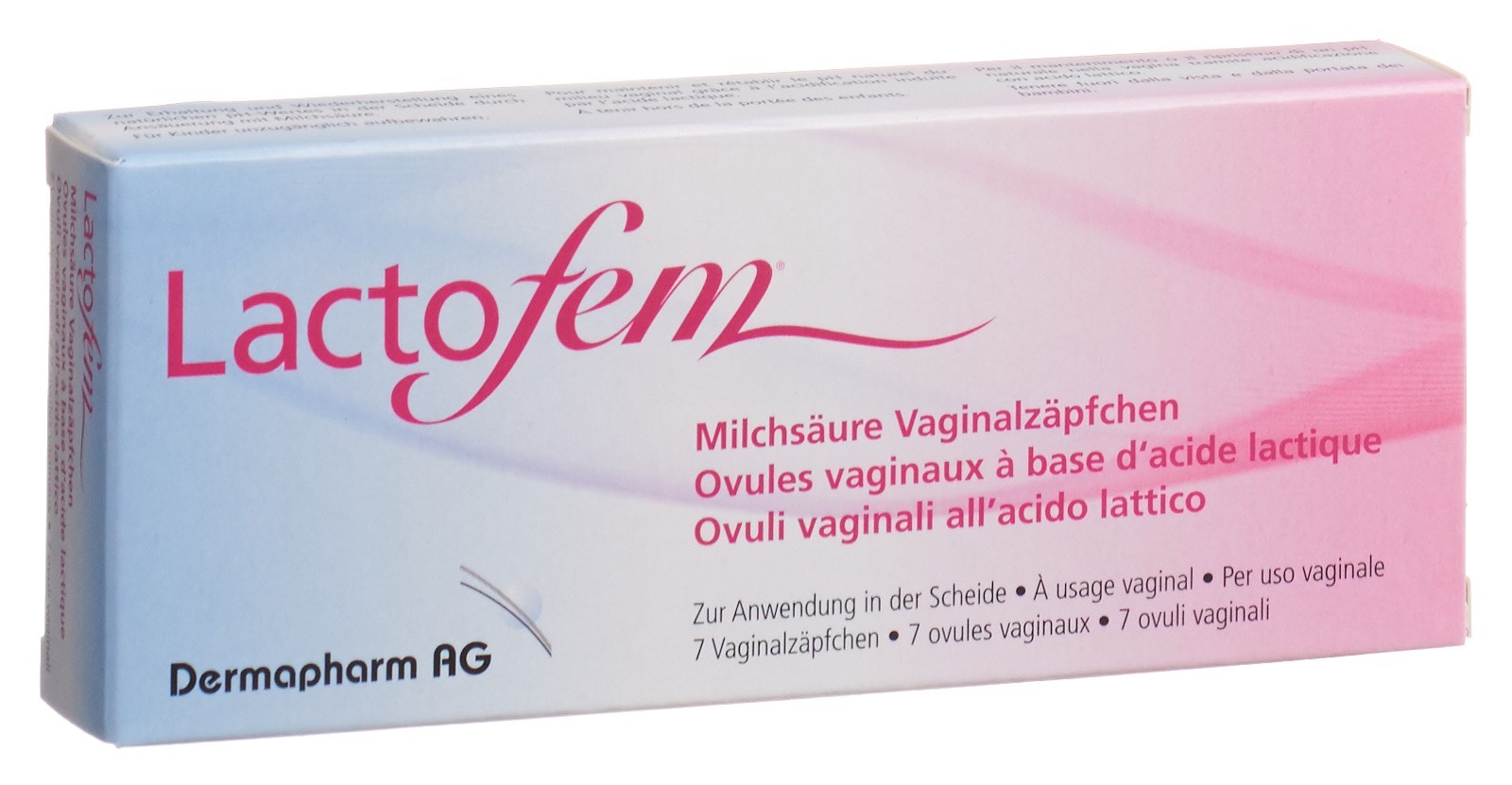 Lactofem Milchsäure Vaginalzäpfchen