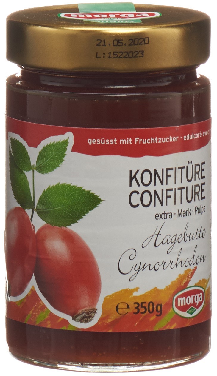morga Konfitüre Hagebuttenmark mit Fruchtzucker