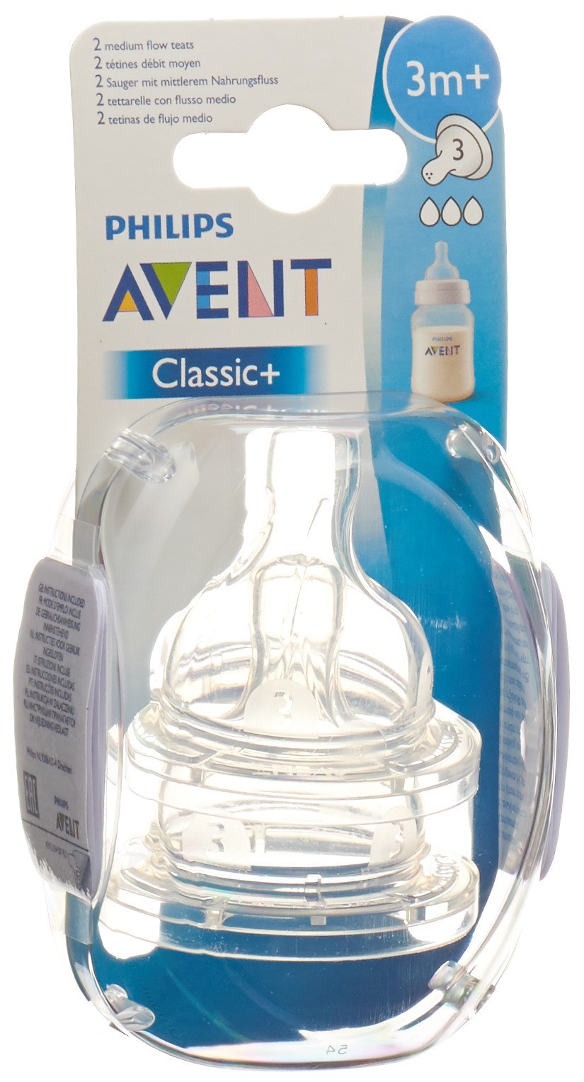 Philips Avent Klassik-Sauger 3 Loch