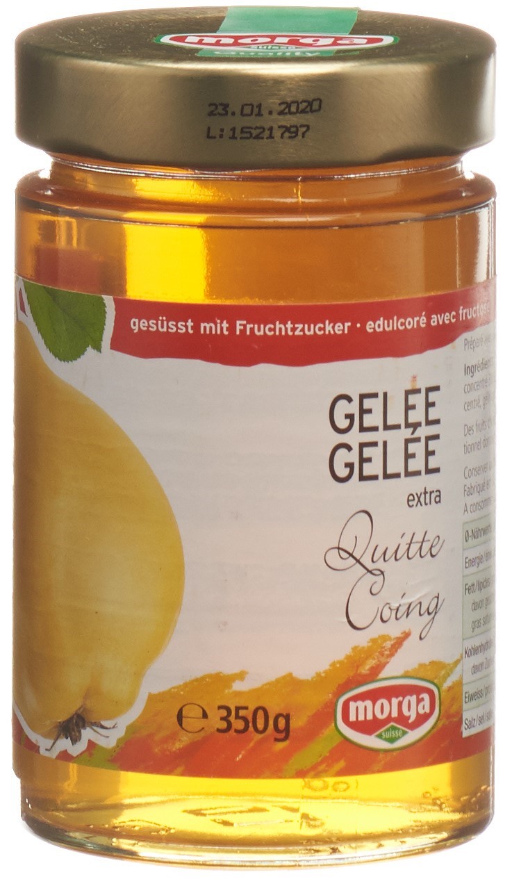 morga Konfitüre Quittengelée mit Fruchtzucker