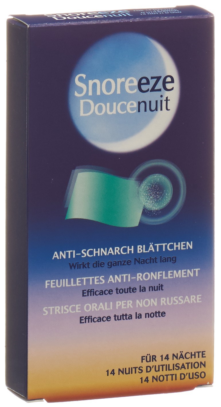 snoreeze doucenuit Anti-Schnarch Blättchen Blättchen