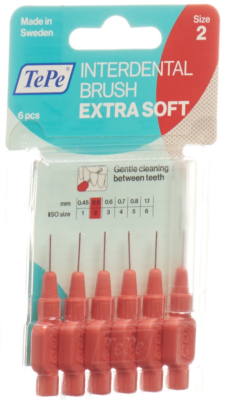 TePe Interdental Brush 0.50mm x-soft rot