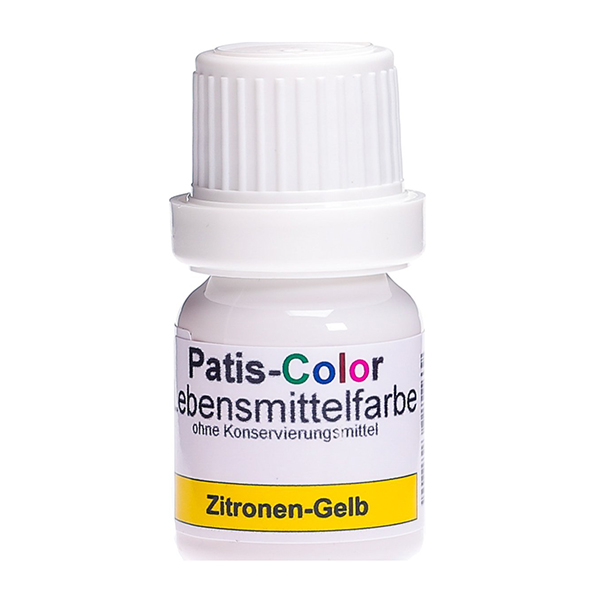 Patis-Color Lebensmittelfarbe zitronengelb