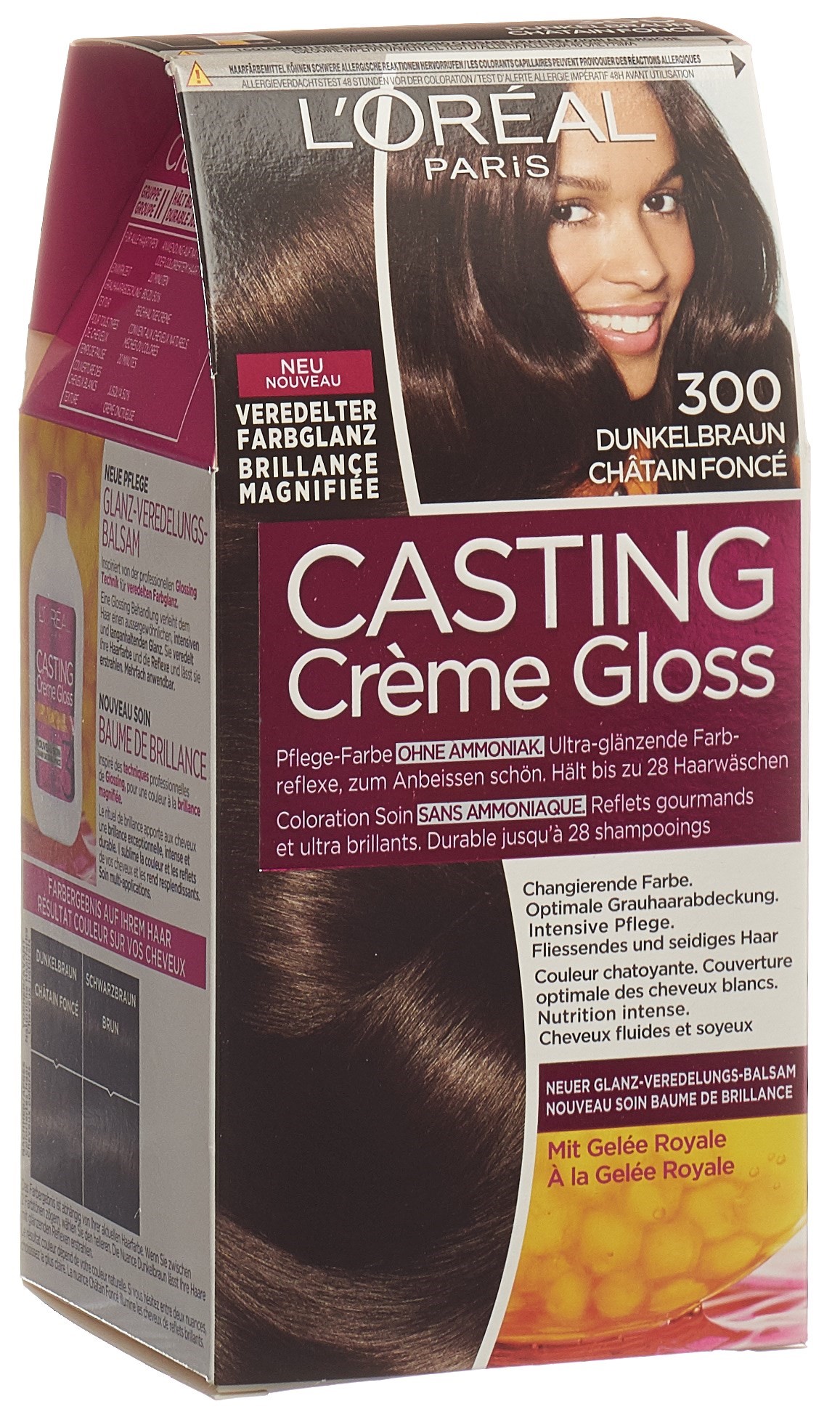 L'ORÉAL PARIS L'ORÉAL PARIS CASTING CRÈME GLOSS Creme 300 dunkelbraun