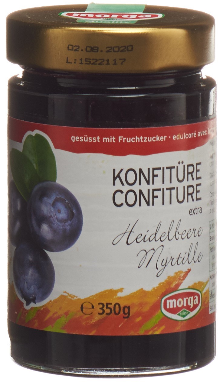 morga Konfitüre Heidelbeer mit Fruchtzucker