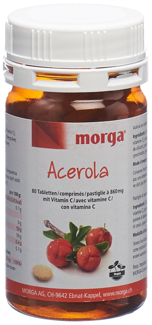 morga Acerola Tablette 80 mg Vitamin C