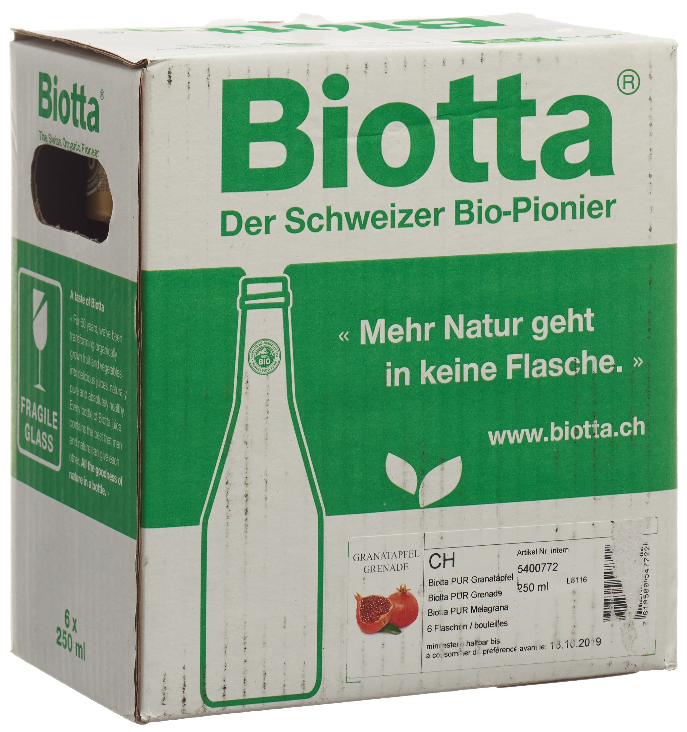 Biotta Pur Granatapfel Bio