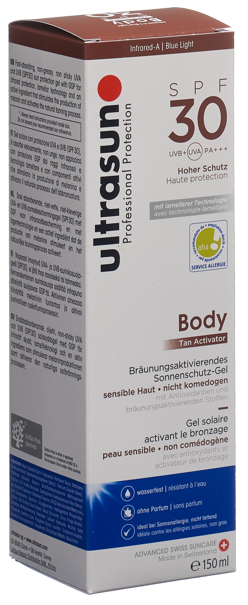 ultrasun Body Tan Activator SPF30