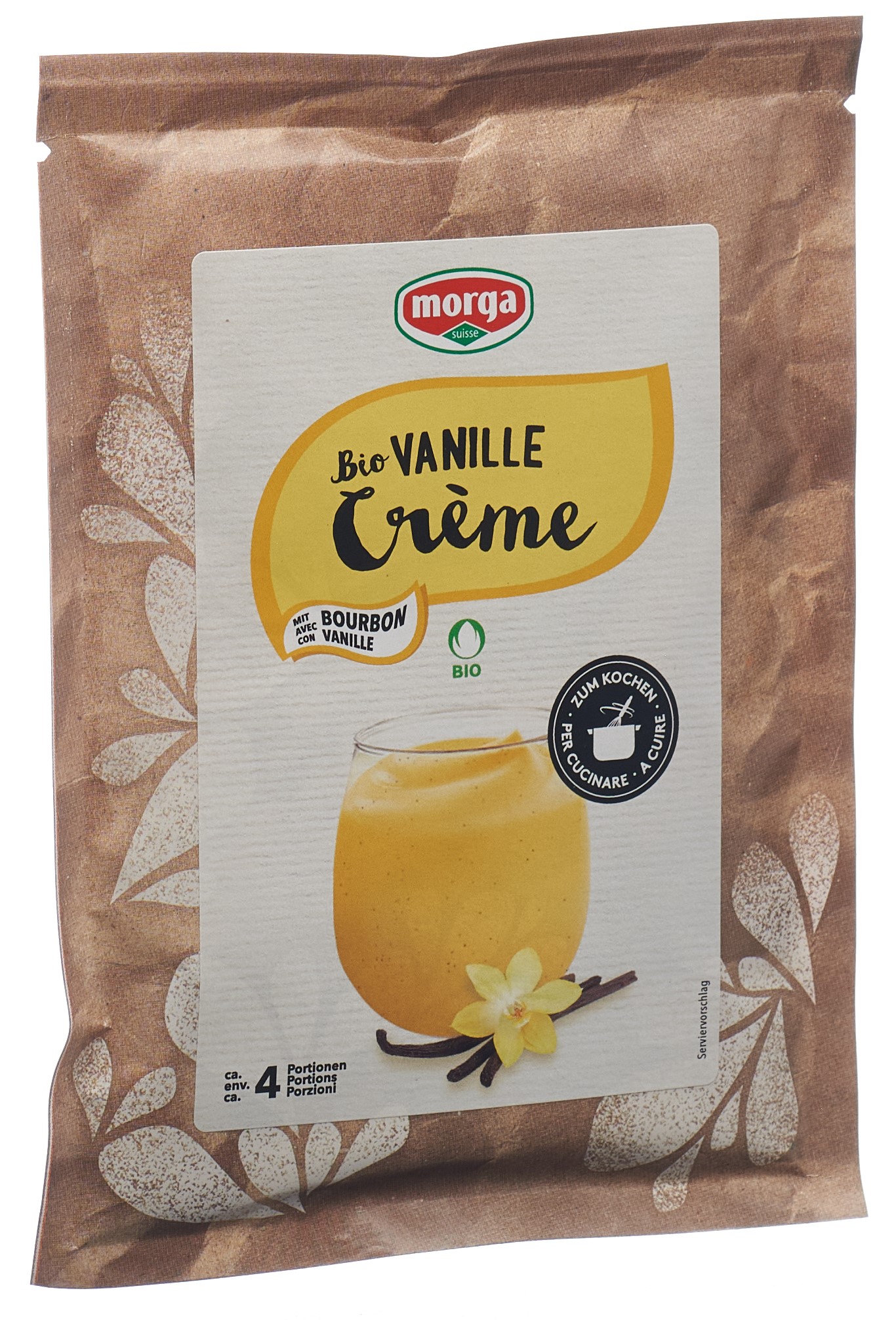 morga morga Creme Pulver Vanille Curcuma Bio