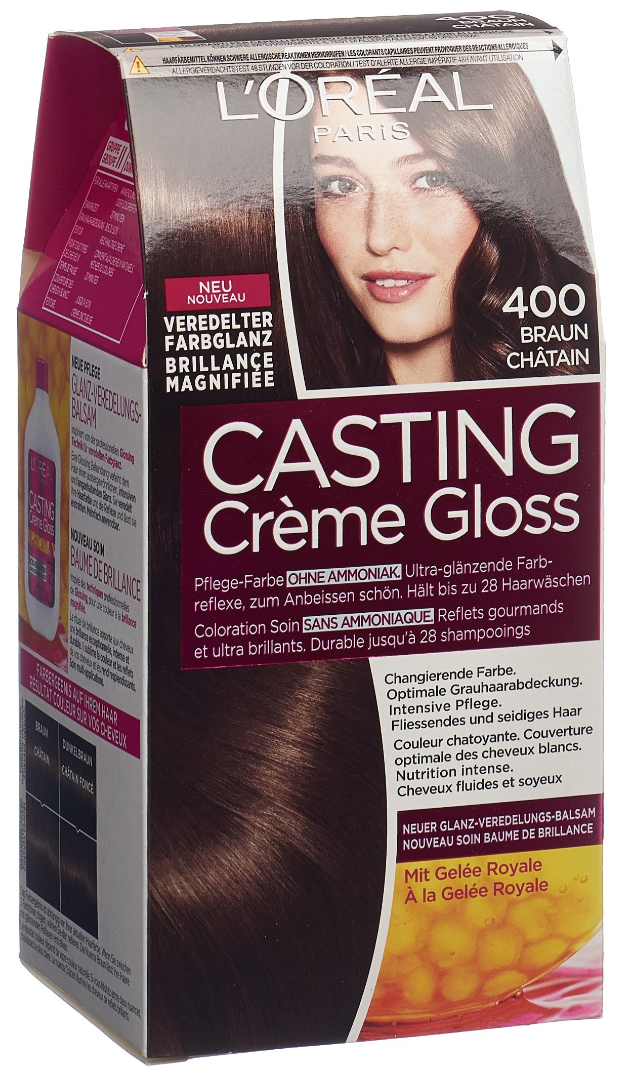 L'ORÉAL PARIS L'ORÉAL PARIS CASTING CRÈME GLOSS Creme 400 braun