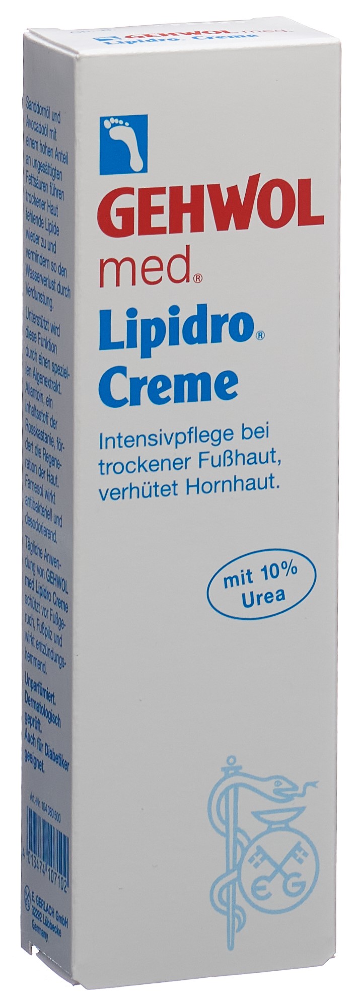 GEHWOL med Lipidro-Creme mit 10% Urea