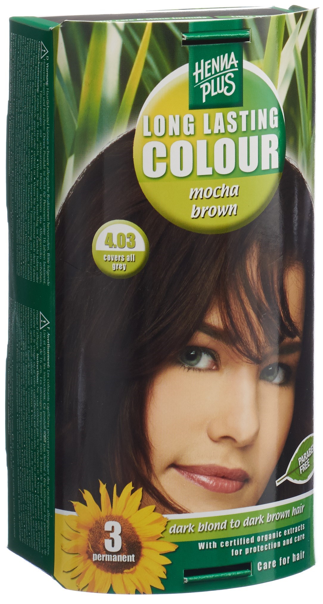 Henna Plus Long Last Colour 4.03 mokkabraun