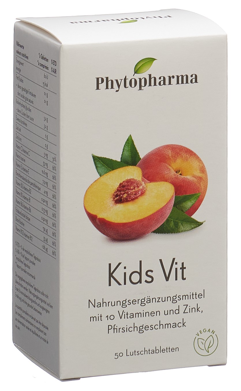Phytopharma Kids Vit Lutschtablette 10 Vitamine & Zink