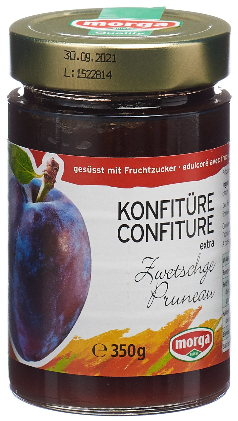 morga Konfitüre Zwetschgen mit Fruchtzucker