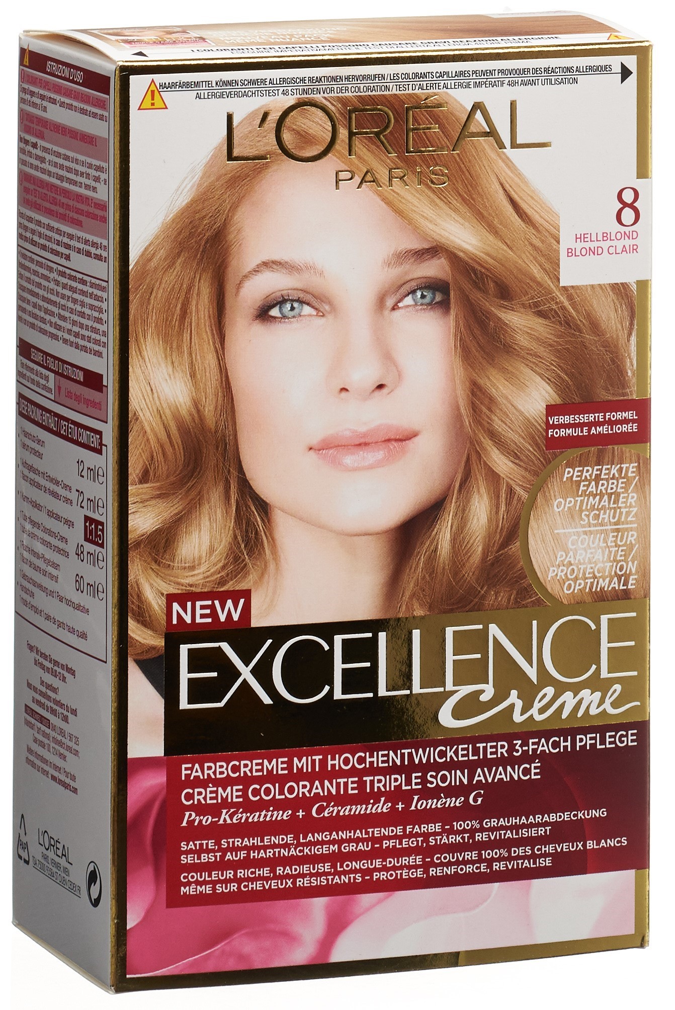 L'ORÉAL PARIS EXCELLENCE Creme Triple Protection 8 hellblond