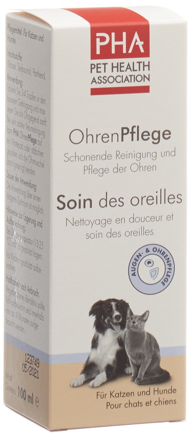 PHA OhrenPflege Tropfen für Hunde und Katzen