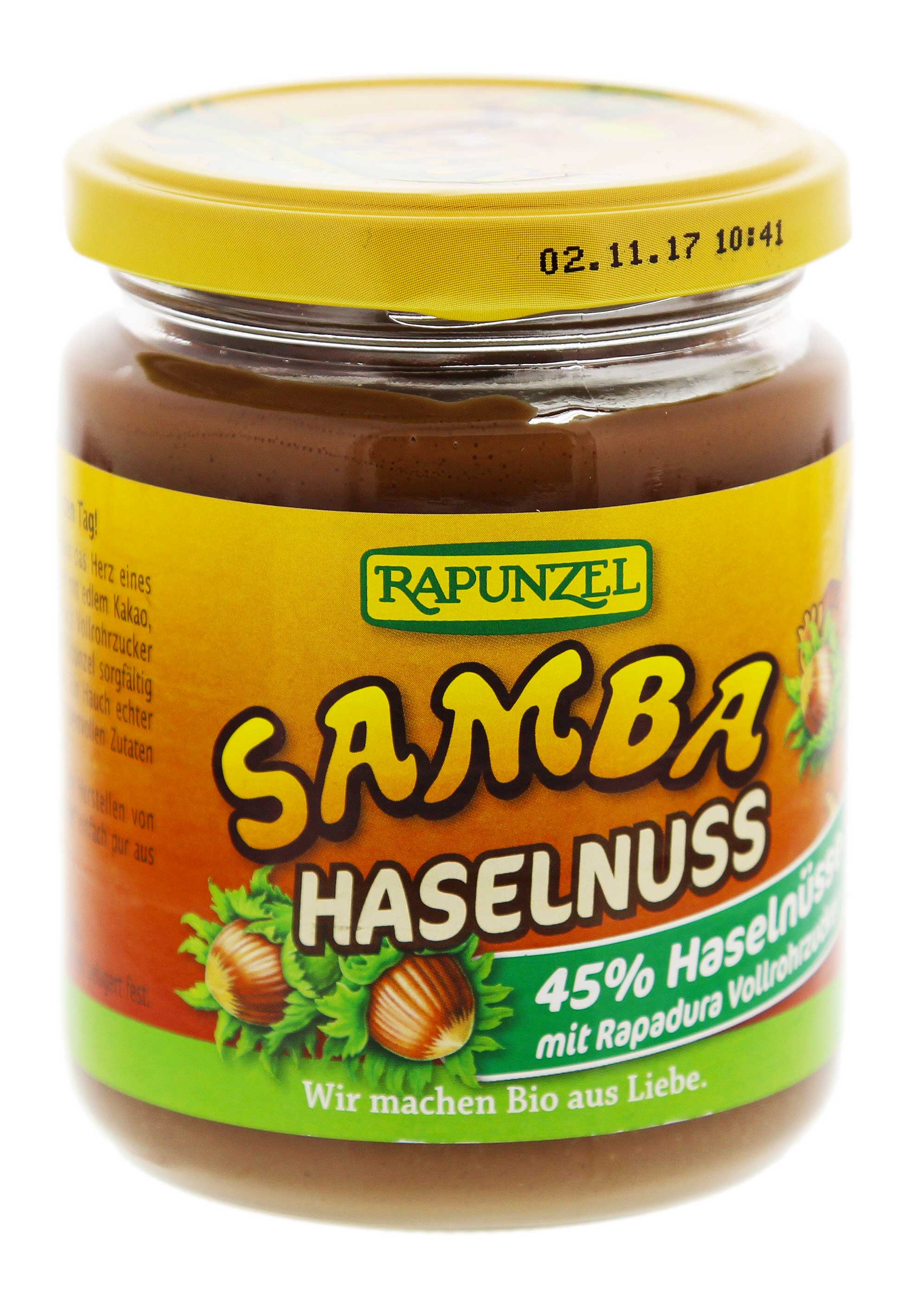 Rapunzel Samba Aufstrich Haselnuss Schokolade
