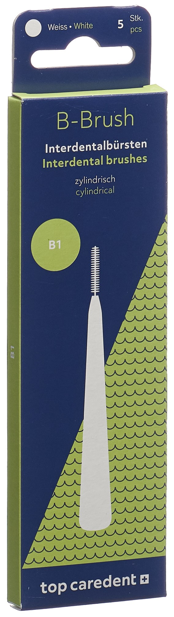top caredent B1 IDBG-W Interdentalbürste weiss >1.1mm