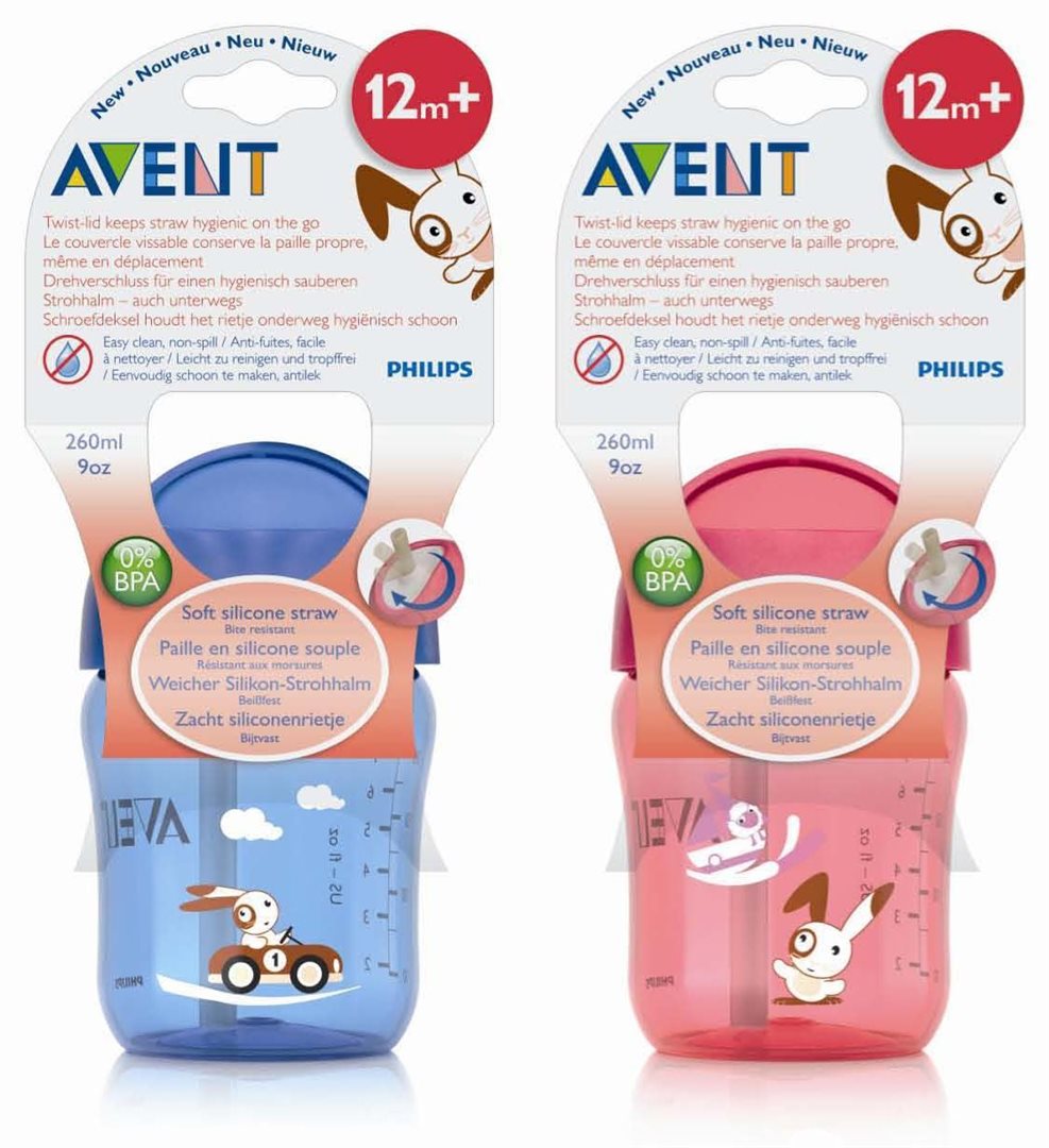 Philips Avent Strohhalm Becher 260ml