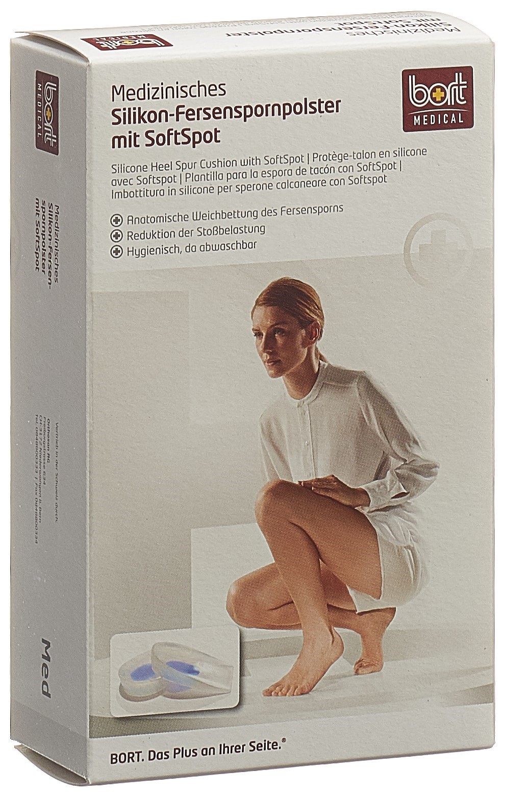 BORT Med Silikon-Fersenspornpolster M-41 mit SoftSpot