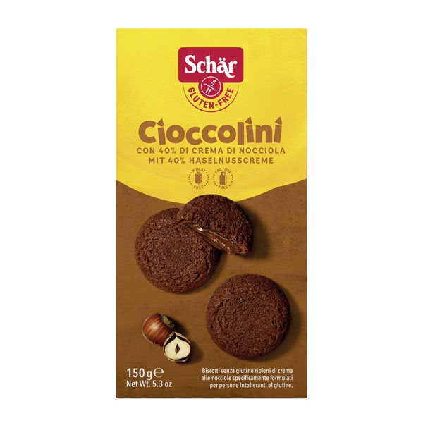 Schär Cioccolini m Kakaofüllung