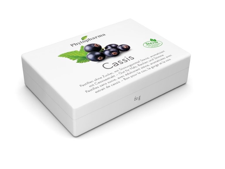 Phytopharma Cassis Pastillen