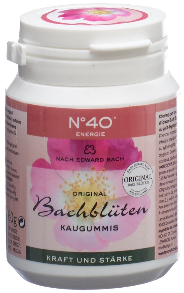 LEMON PHARMA Dr Bach Kaugummi Energie