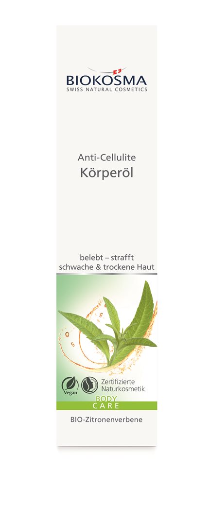 BIOKOSMA Körperöl Anti-Cellulite Zitronenverbene BIO