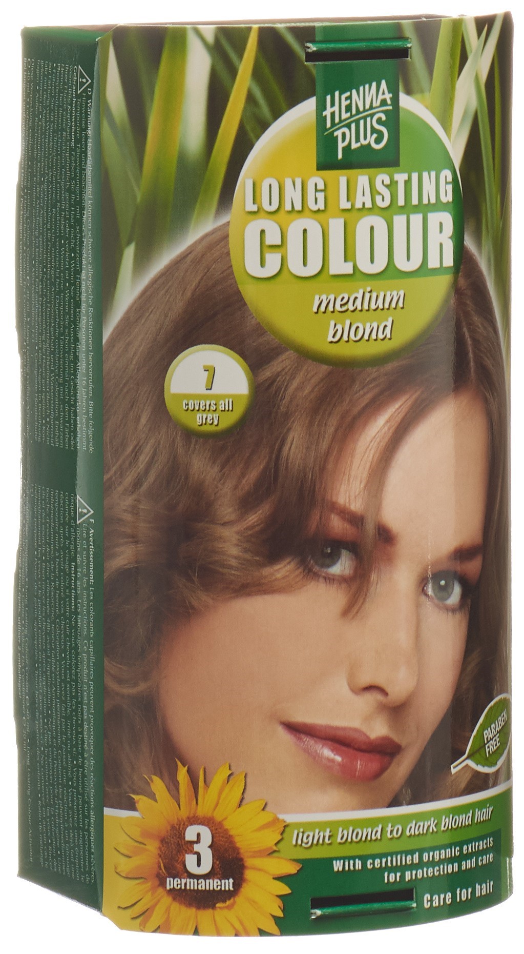 Henna Plus Long Last Colour 7 mittelblond