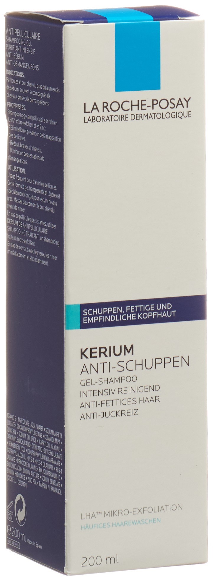 LA ROCHE-POSAY Kerium Antischuppen fettiges Haar